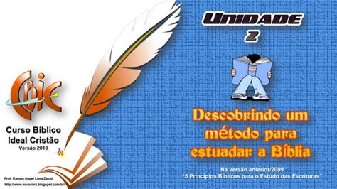 Unidade 2 Descobrindo um Método para Estudar a Bíblia versão 2018