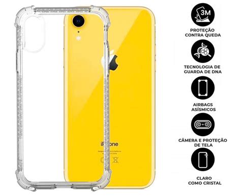 Capa Anti Impacto Dropguard IPhone Xr X One Cristal Capinha De