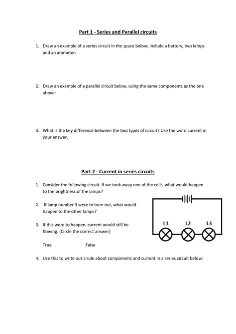 What Is An Example Of A Series Parallel Circuit Wiring Diagram