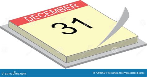 Calendar showing the 31 stock vector. Illustration of date - 7204566