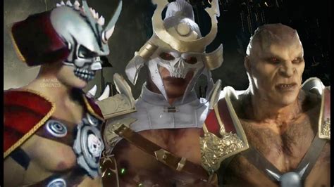 Mortal Kombat Shao Kahn Evolution Skins Costumes Mk Mk Mortal