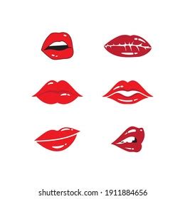 Beauty Lips Women Illustration Logo Vector Stock Vector Royalty Free