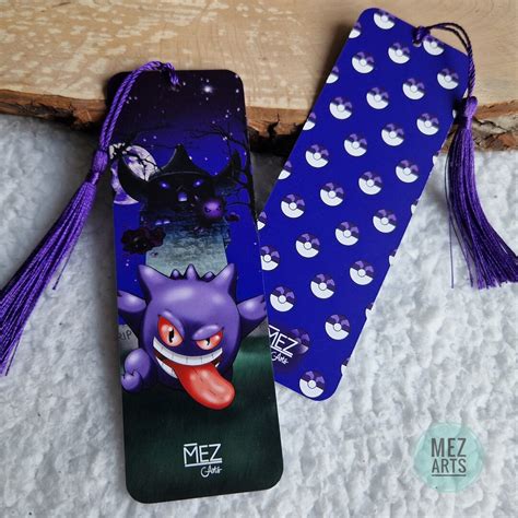 Gengar Ghastly And Haunter Bookmark Etsy