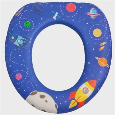 Assento Infantil Vaso Sanit Rio Redutor Acolchoado Espuma Submarino