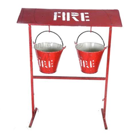 Safety Plus Fire Bucket Stand With Bucket Pack Of Amazon In