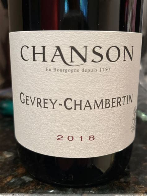 Domaine Chanson Gevrey Chambertin France Burgundy C Te De Nuits