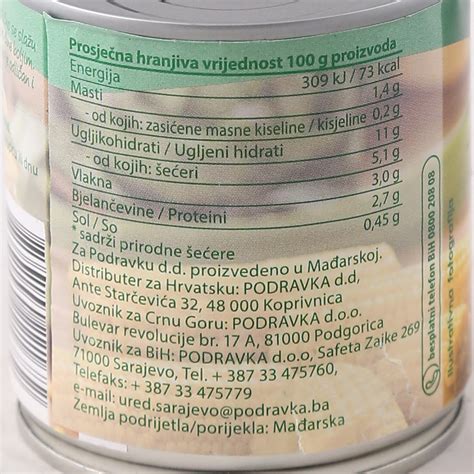 Kukuruz šećerac 150 g Podravka Voli eCommerce