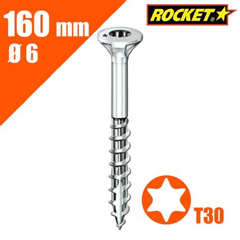 Vis Bois Acier Torx Mm Rocket