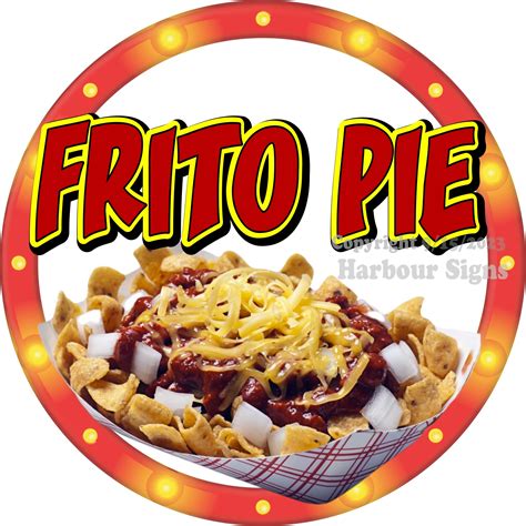 Frito Pie Decal Food Truck Concession Vinyl Sticker Harbour Signs