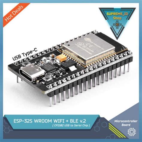 Promo Esp32 Esp 32 Wroom Wifi Ble Iot Development Board 38pin