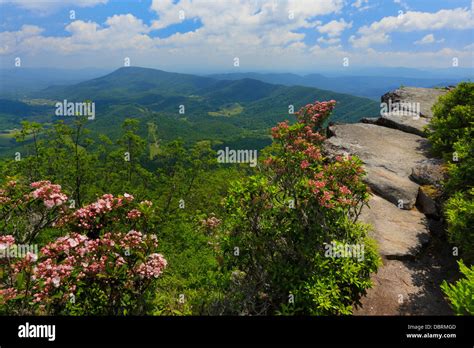 Mcafee Knob Appalachian Trail Roanoke Virginia Usa Stock Photo Alamy