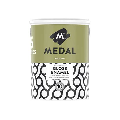 Water-Based Gloss Enamel - Medal Paints