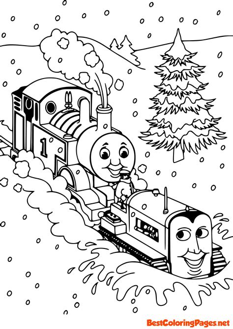 Coloring Pages Thomas the Train PDF - Free printable coloring pages