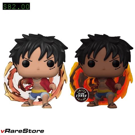 Pop Animation One Piece Red Hawk Luffy Chase Bundle Aaa Exclusive