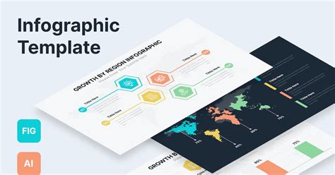 Growth By Region Infographic, Infographics ft. infographics & timeline ...