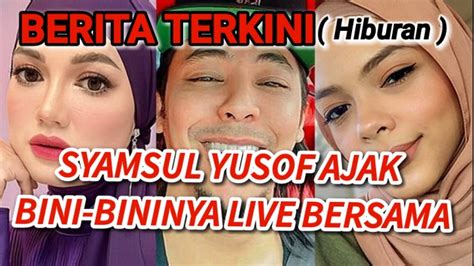 Syamsul Ajak Puteri Sarah Dan Ira Kazar Live Bersama Syamsulyusof