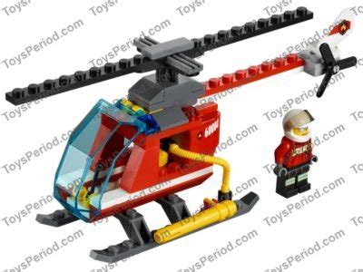 LEGO 60004 Fire Station Instructions and Parts List