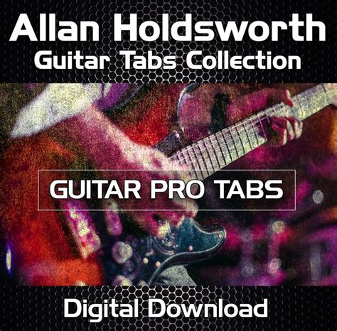 Allan Holdsworth Jazz Guitar Tabs Tablature Lessons Guitar Pro Tabs - Etsy