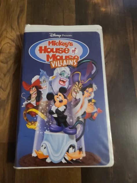 Disney S Mickey S House Of Mouse Villains Vhs Clamshell Oop