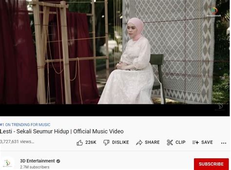 Fakta Lagu Sekali Seumur Hidup Dari Lesty Kejora