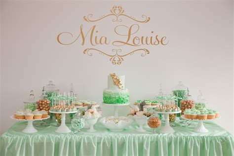 mint-green-dessert-buffet - The Sweetest Occasion