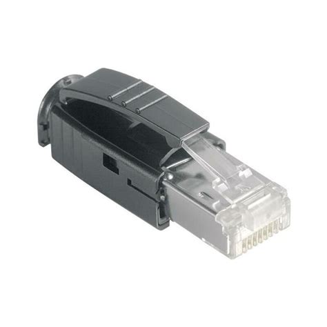 Connectique RJ45 CAT 6a Metz Connect 1401505012 E RJ45 mâle droit Pôle