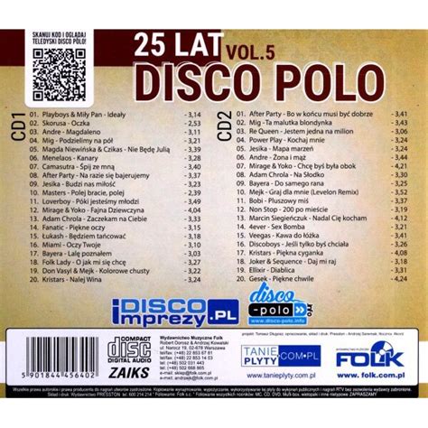 25 Lat Disco Polo Vol 5 2CD EMAG Ro