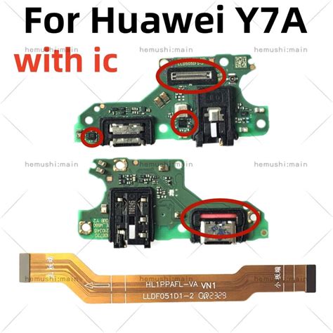 USB Charging Charger Port Board For Huawei Y7A Mainboard Flex USB Port