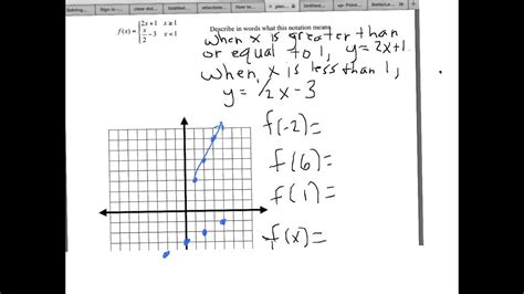 Warm Up Piecewise Functions Youtube