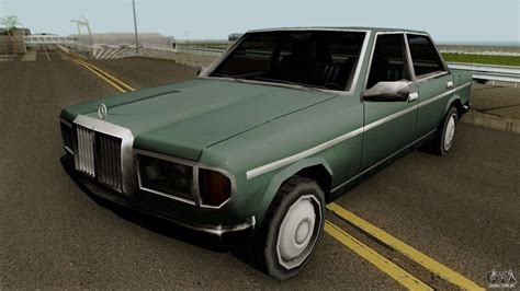 Admiral Mercedes Benz 280e Style Low Poly Para Gta San Andreas