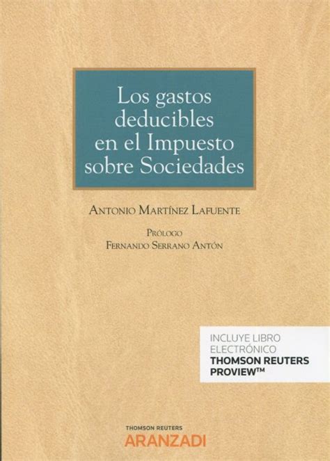 Libro Los Gastos Deducibles En El Impuesto Sobre Sociedades