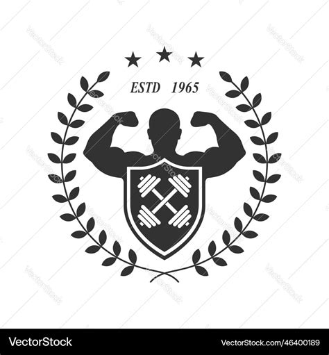 Gym badge Royalty Free Vector Image - VectorStock