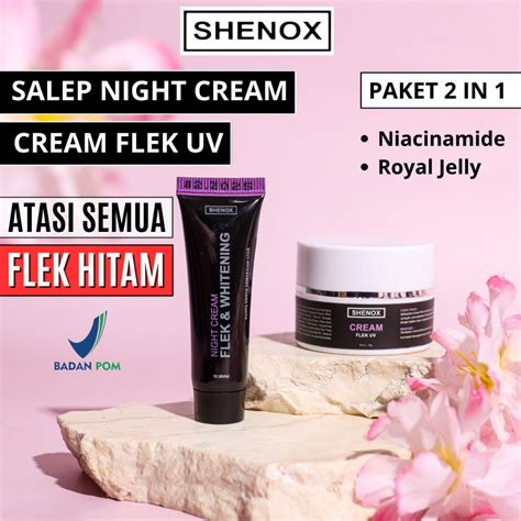 Jual Shenox Skincare Penghilang Flek Hitam Menahun Cream Flek Uv Dan