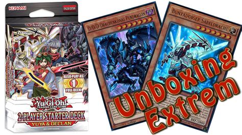 2 Player Starter Deck Yuya And Declan Opening Youtube