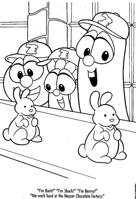 Veggietales Esther Coloring Coloring Pages