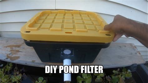 Diy Pond Filter Step By Step Instructions Youtube