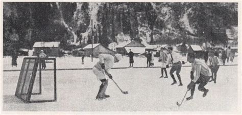 D2827 JEU DE Hockey Sur Glace Tirage Vintage Tirage Vintage 1922