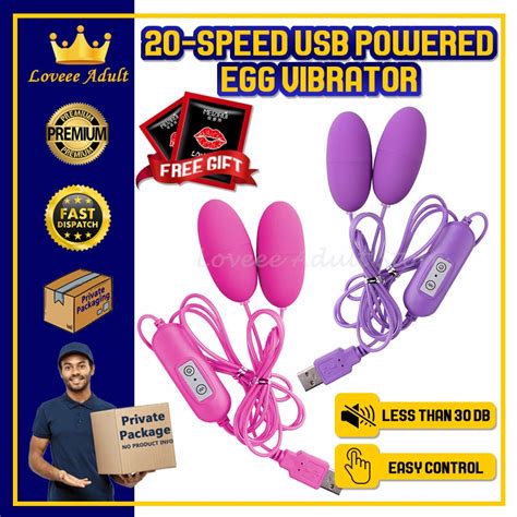 Vibrator USB Bullet Egg Vibrator Vibrating Egg Sex Toys Double Eggs G Spot Vibrator Shopee