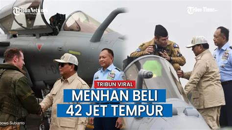 Prabowo Dikritik Gegara Beli Alutsista Bekas Kini Menhan Borong 42 Jet