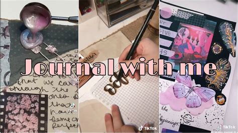 Journal With Me Asmr Tiktok Compilation Tiktok Journaling Ideas