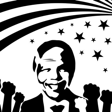 Free Nelson Mandela International Day Drawing Vector Template Edit