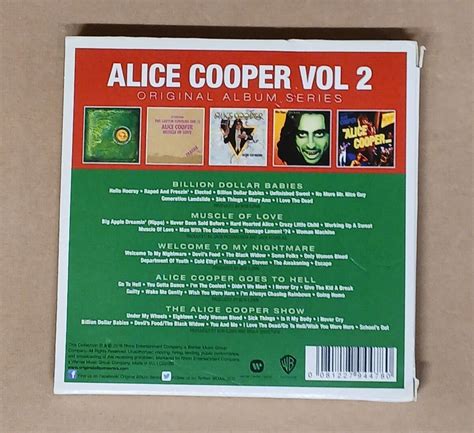 Alice Cooper Original Album Series Volume Cd Ebay