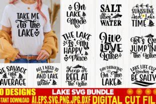 Lake SVG BUNDLE Graphic By Trendy SVG Gallery Creative Fabrica