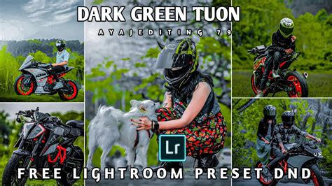 New Lightroom Preset PHOTO EDITING HDR Face CB Dark Green Tuon Photo