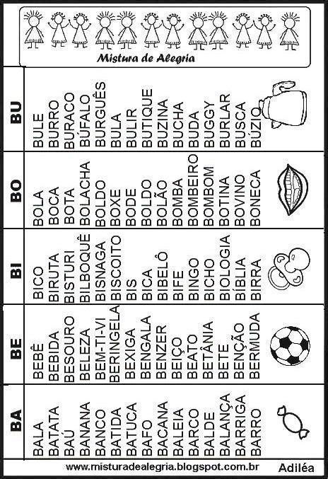 Resultado De Imagem Para Ficha De Leitura Letra B Atividades