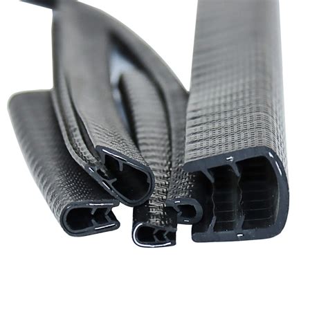 Auto PVC U Shape Trims Flexible Composite Extruded Rubber EPDM Glass