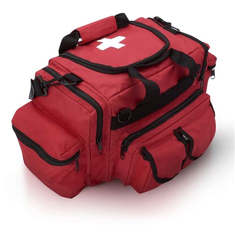 ASA TECHMED First Aid Responder EMS Trauma Bag Deluxe - Red | Buy Now