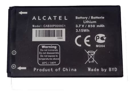 Batria Alcatel Cab3120000c1 Retirada Envio Imediato Barato