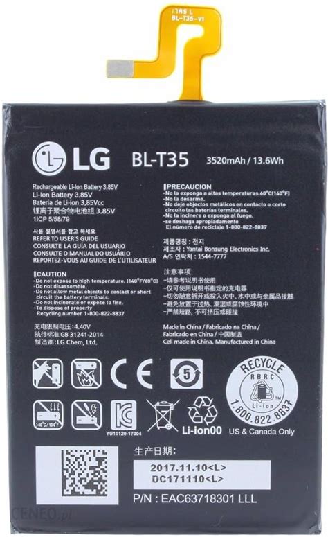 Bateria Bateria Lg BL T35 Google Pixel 2 XL 3520mAh Oryg Opinie I