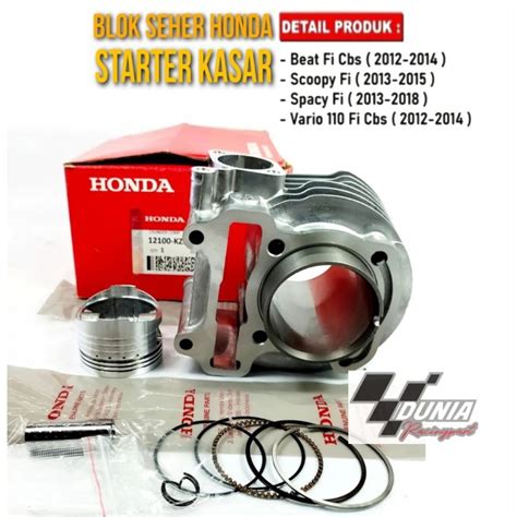 Jual Blok Seher Set Komplit Piston Starter Kasar Beat Fi Scoopy Fi